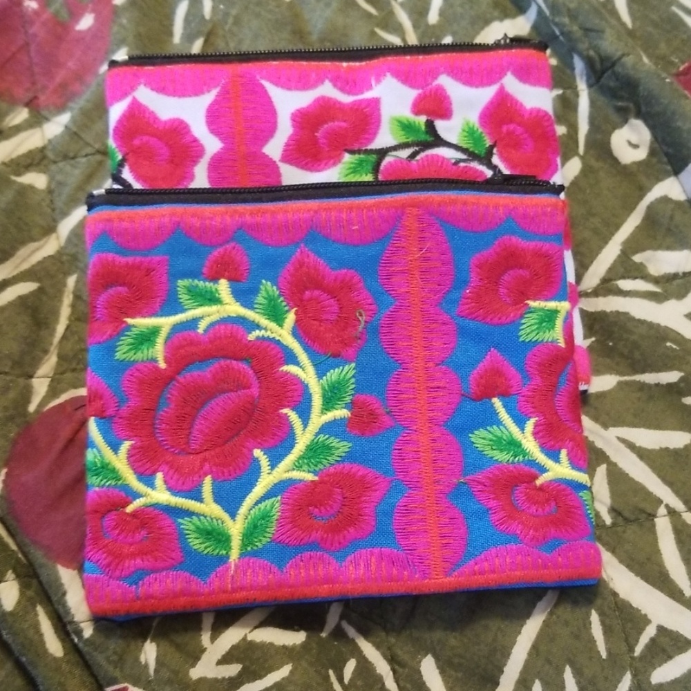 2 Coin Purses.....makeup.